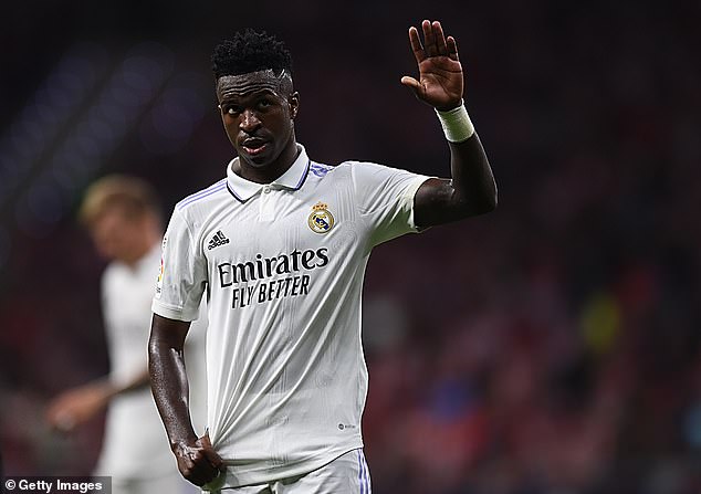 LaLiga blasted the racist abuse of Real Madrid's Vinicius Jr by Atletico Madrid fans on Sunday