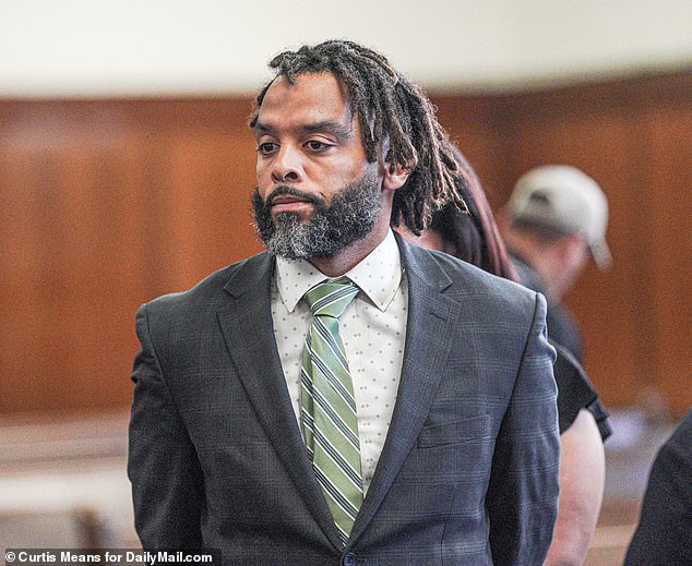 Foss is pictured during his arraignment in Manhattan Supreme Court, in August 2022